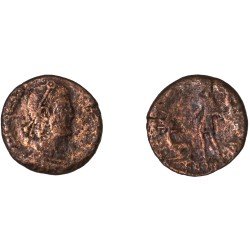 Moneda Imperio Romano Maiorina Magno Máximo 383-386 d.C. Moneda Imperio Romano Maiorina Magno Máximo 383-386 d.C.
