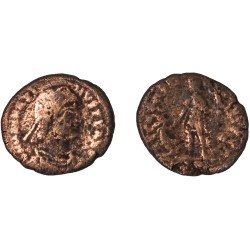 Moneda Imperio Romano Maiorina Magno Máximo 383-386 d.C. Moneda Imperio Romano Maiorina Magno Máximo 383-386 d.C.