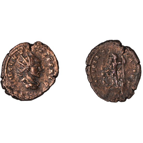 Moneda Imperio Romano Antoniniano Claudio II 270 d.C.