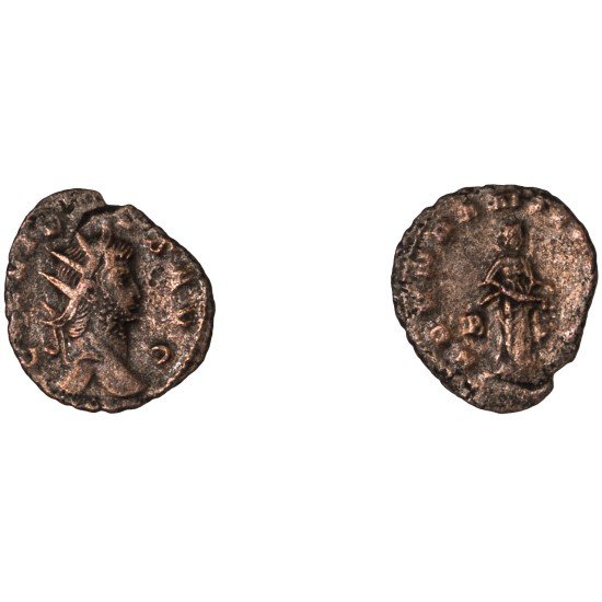Moneda Imperio Romano Antoniniano Galieno 265-267 d.C.