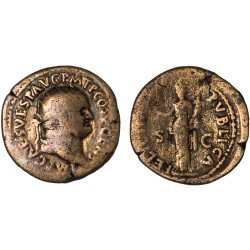 Moneda Imperio Romano Dupondio Vespasiano 74 d.C. Moneda Imperio Romano Dupondio Vespasiano 74 d.C.