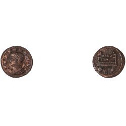 Moneda Imperio Romano ½ centenional Constantino I 330 d.C.