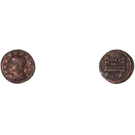 Moneda Imperio Romano ½ centenional Constantino I 330 d.C.