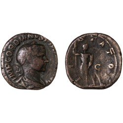 Moneda Imperio Romano Sestercio Gordiano III 241 d.C.