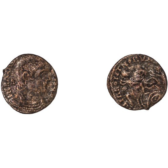 Moneda Imperio Romano Maiorina imitativa Magnencio después de 350 d.C.