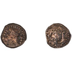 Moneda Imperio Romano Semis provincial Augusto 27 a.C. – 14 d.C.