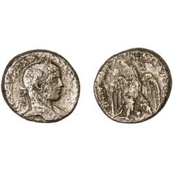 Moneda Imperio Romano Tetradracma Elagábalo 219 d.C.