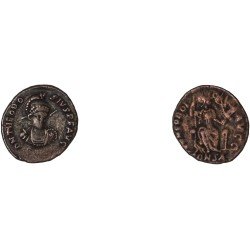Moneda Imperio Romano Centenional Teodosio II 402 d.C. Moneda Imperio Romano Centenional Teodosio II 402 d.C.