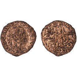 Moneda Imperio Romano Sestercio provincial Treboniano Galo 252-253 d.C.