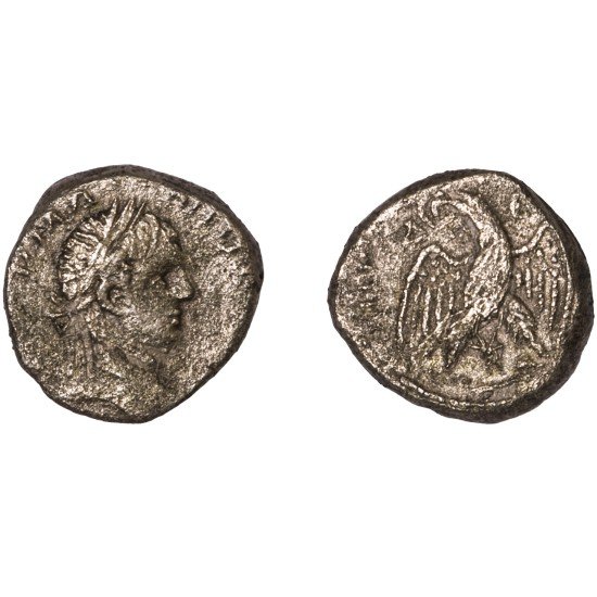 Moneda Imperio Romano Tetradracma Elagábalo  219 d.C.