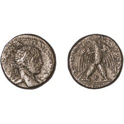 Moneda Imperio Romano Tetradracma Elagábalo 219 d.C.