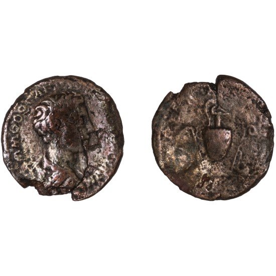 Moneda Imperio Romano As Cómodo 175-176 d.C.