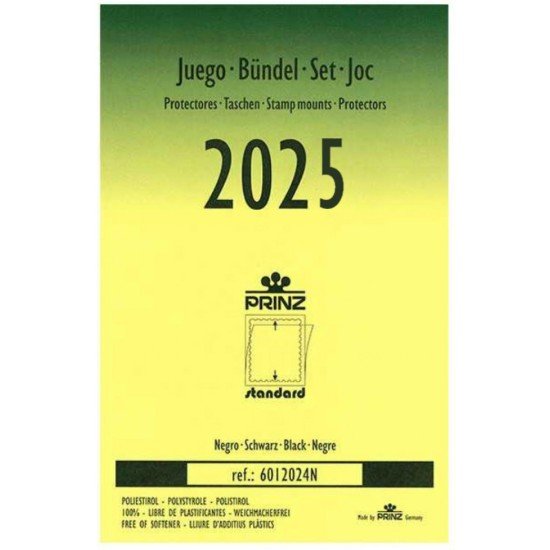 Juego protectores negros España 2025 Prinz 6012025N