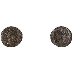 Moneda Imperio Romano Antoniniano Tétrico I después de 271 d.C.
