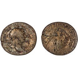 Moneda Imperio Romano Dupondio Trajano 103-111 d.C. Moneda Imperio Romano Dupondio Trajano 103-111 d.C.