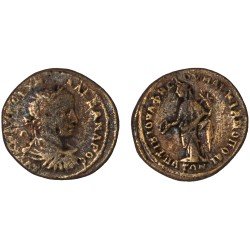 Moneda Imperio Romano Tetrassarion Alejandro Severo 224-226 d.C.