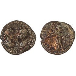 Moneda Imperio Romano Pensassarion Alejandro y Mamaea 226-227 d.C.