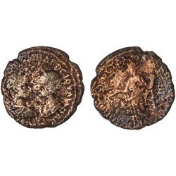 Moneda Imperio Romano Pentassarion Alejandro y Maesa 224-226 d.C.