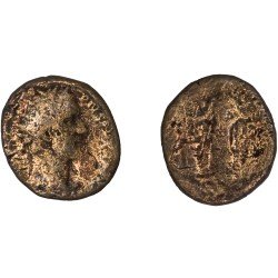 Moneda Imperio Romano Dupondio Antonino Pío 144-147 d.C. Moneda Imperio Romano Dupondio Antonino Pío 144-147 d.C.