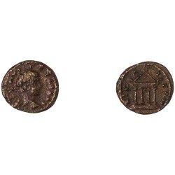 Moneda Imperio Romano Assarion Geta 198-209 d.C.