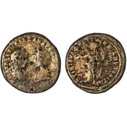Moneda Imperio Romano Pentassarion Alejandro y Mamaea 224-226 d.C.