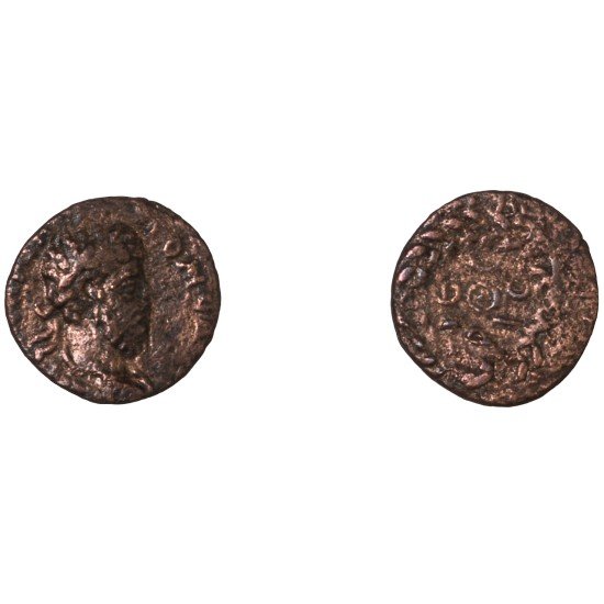 Moneda Imperio Romano Assarion Cómodo 181-182 d.C.