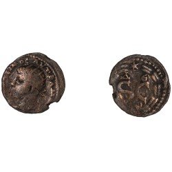 Moneda Imperio Romano Assarion Elagábalo 218-222 d.C.