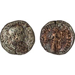 Moneda Imperio Romano Tetrassarion Maximino I 235-238 d.C.