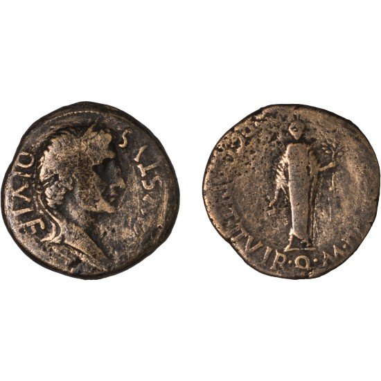 Moneda Imperio Romano As Augusto 27 a.C. – 14 d.C.