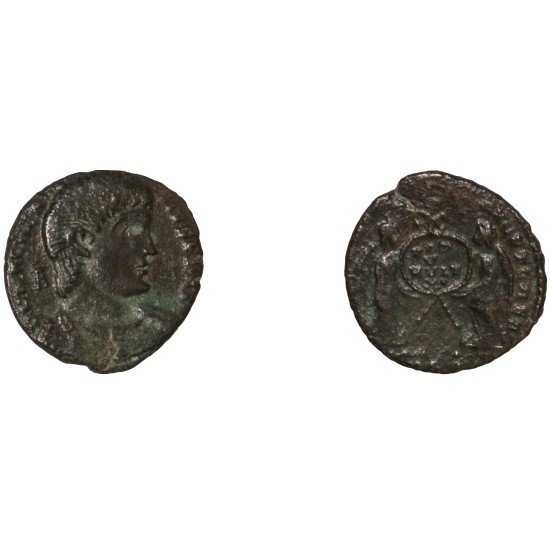 Moneda Imperio Romano Maiorina Magnencio 352 d.C.