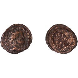 Moneda Imperio Romano Radiado post reforma Maximiano 303 d.C.