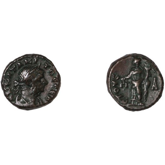 Moneda Imperio Romano Tetradracma Tácito 275-276 d.C.