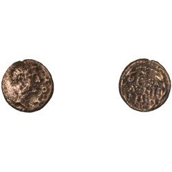 Moneda Imperio Romano Hemiassarion Augusto 27 a.C. – 14 d.C.