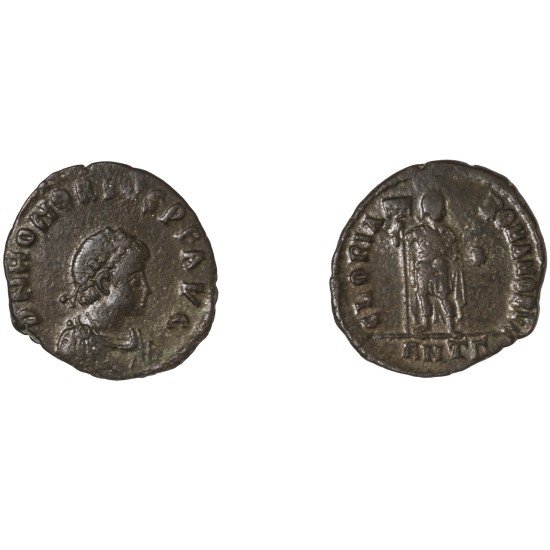 Moneda Imperio Romano Decargiro Honorio 393-395 d.C.