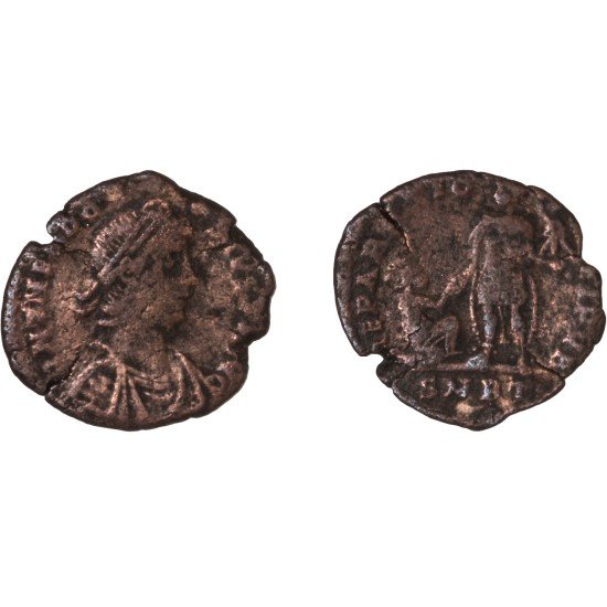 Moneda Imperio Romano Maiorina Teodosio I 379-383 d.C. Moneda Imperio Romano Maiorina Teodosio I 379-383 d.C.