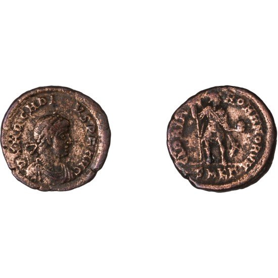 Moneda Imperio Romano Decargiro Arcadio 393-395 d.C.