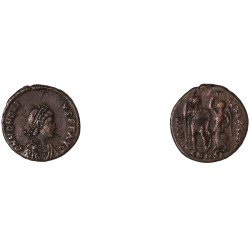 Moneda Imperio Romano Centenional Honorio 395-402 d.C. Moneda Imperio Romano Centenional Honorio 395-402 d.C.