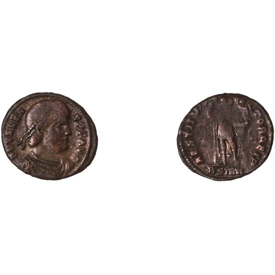 Moneda Imperio Romano Centenional Valente 364 d.C.