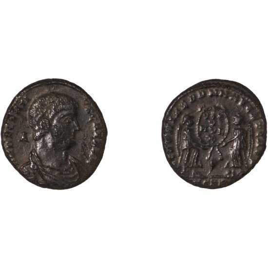 Moneda Imperio Romano Maiorina Decencio 351-352 d.C.