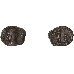 Moneda Imperio Romano ¼ de maiorina Constancio II 348-349 d.C.