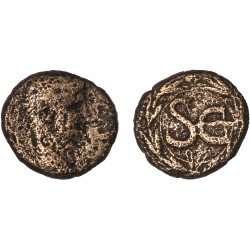 Moneda Imperio Romano Dupondio provincial Augusto-Otón Siglo I d.C. Moneda Imperio Romano Dupondio provincial Augusto-Otón Siglo I d.C.