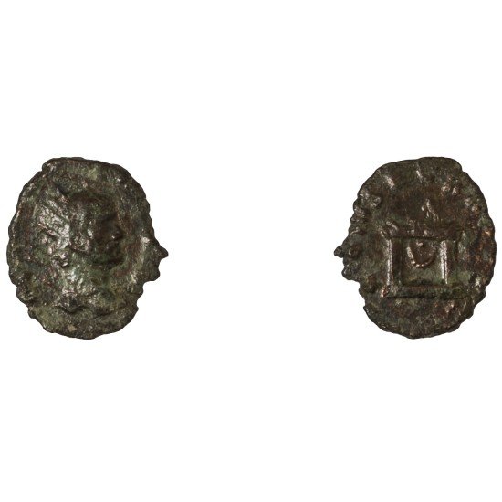 Moneda Imperio Romano Antoniniano Divo Claudio II 270 d.C.