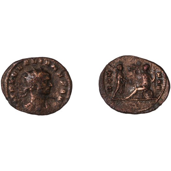 Moneda Imperio Romano Antoniniano Aureliano 272 d.C.