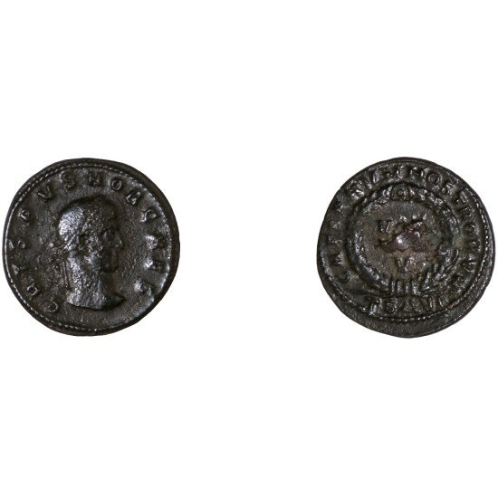 Moneda Imperio Romano Centenional Crispo 320-321 d.C.