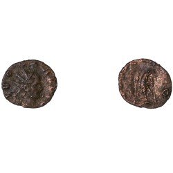 Moneda Imperio Romano Antoniniano Divo Claudio II 270 d.C.