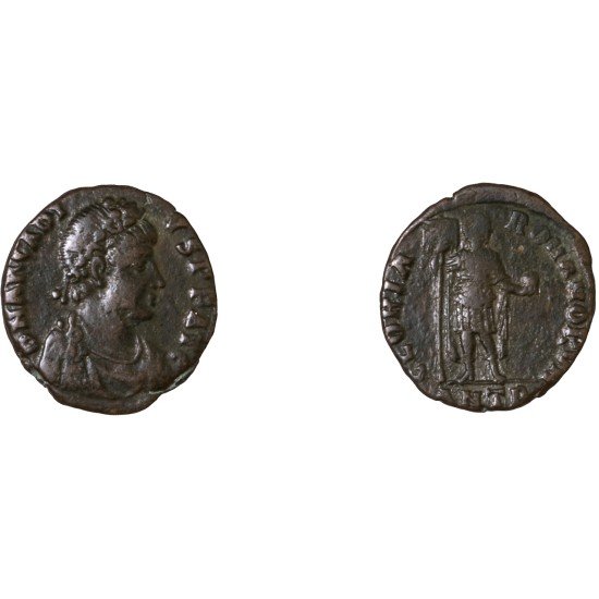 Moneda Imperio Romano Decargiro Arcadio 393-395 d.C.