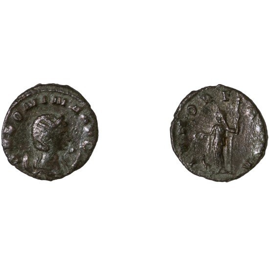Moneda Imperio Romano Antoniniano Salonina 257-258 d.C.