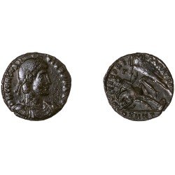Moneda Imperio Romano Maiorina Constancio II 351-352 d.C.