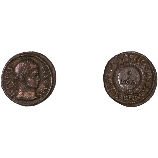 Moneda Imperio Romano Centenional Crispo 321-324 d.C.