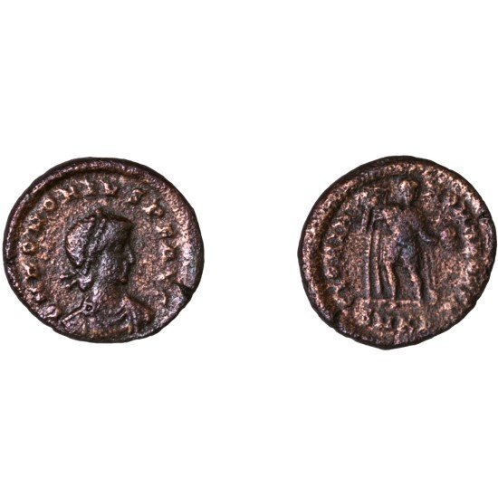 Moneda Imperio Romano Decargiro Honorio 393-395 d.C.
